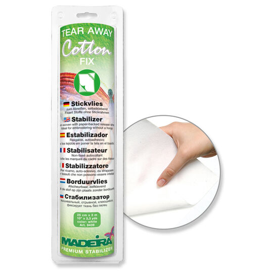 Stickvlies Madeira Cotton Fix, weiss image number